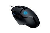 Mus - Logitech G402 Hyperion Fury FPS - Gaming mus - Optisk - 8 knapper - Svart - 910-004068