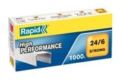 Hullemaskin & Stiftemaskin - Rapid Heftestift Strong 24/6 Galv E/1000 - 24855800