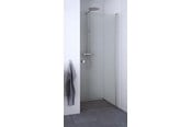 Dusjhjørner, dusjkabinetter og tilbehør - Dansani match hinged door 67-69 cm satini/clear - A71-01