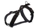 Hund - Trixie Premium Trekking Harness XL: 80–97 cm/25 mm Black - TX-1997501