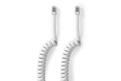 Telefon-kabel - Nedis TCGB90100WT20 telephone cable - TCGB90100WT20