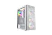 Kabinett - DUTZO C331 PWM ARGB - Kabinett - Miditower - Hvit - C331PWMARGB-W