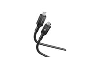 USB - Spigen Essential USB C to USB C 240W Cable - black EB24012CC - ACA09461
