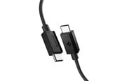 USB - Spigen Essential USB C to USB C 60W Cable - black EB6020CC - ACA08720