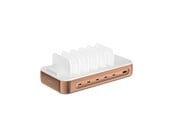 Nettbrett - Adaptere og ladere - 4smarts Charging station Team 100W 1x USB-A port 5x USB-C ports includes 6 cables copper - 541280
