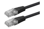 Nettverkskabel - Roline patch cable - 5 m - black pantone 3C - Svart - 21.51.1565