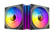 Kabinettvifte - DUTZO INF 120 PWM ARGB (2-pack) - Kabinettvifte - 120mm - Svart med RGB LED-lys - 28 dBA - 8501027