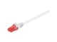 Nettverkskabel - Pro LAN CAT 6 UTP - Hvit - 0.25m - 4040849952579