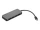 USB-hub - Lenovo USB-C to 4 Port USB-A Hub - hub - 4 ports USB-hub - USB 3.2 - 4 porter - Grå - 4X90X21427