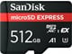 Minnekort - SANDISK microSD Express - 880MB/s - 512GB - SDSQXFN-512G-GN4NN
